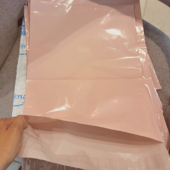 Poly Mailers 200 Pink - 6x9 Adhesive Shipping Envelopes - Packaging Supplies - Picture 3 of 10